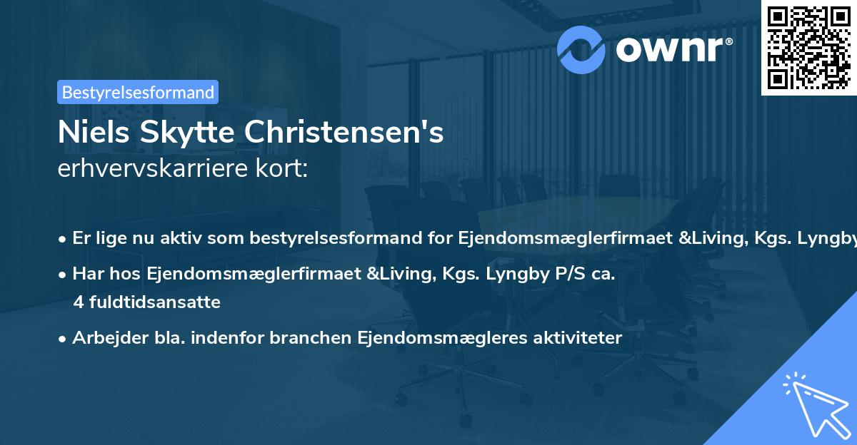 Niels Skytte Christensen's erhvervskarriere kort