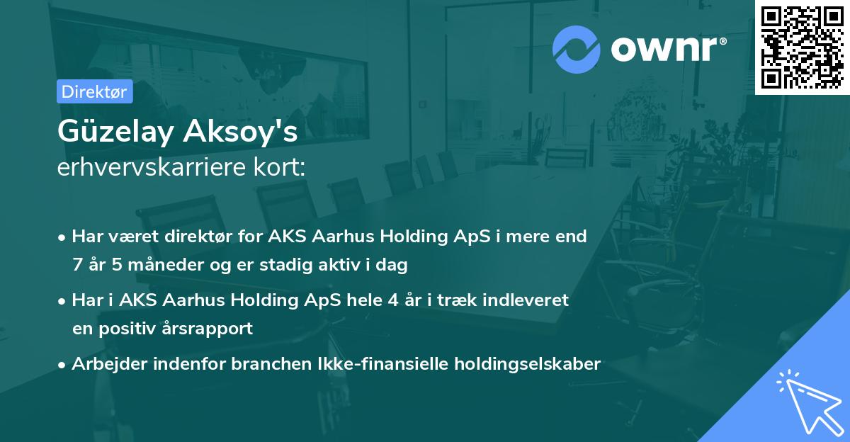 Güzelay Aksoy's erhvervskarriere kort