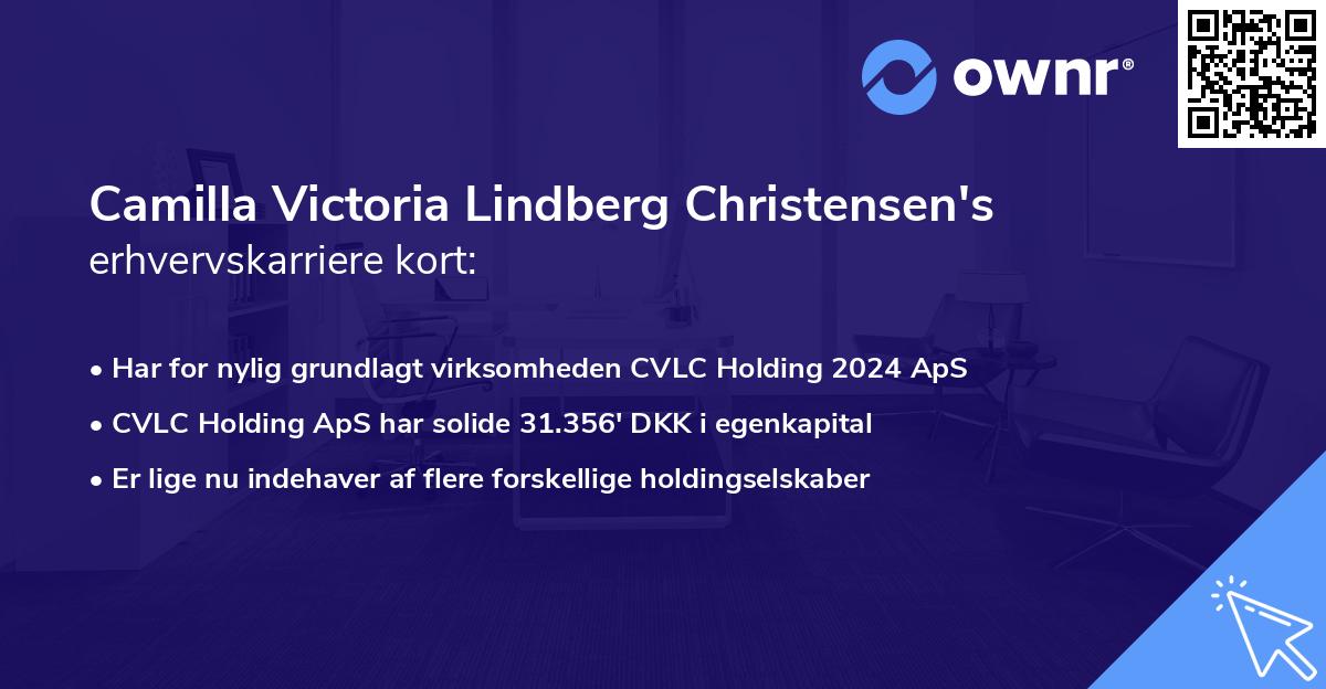 Camilla Victoria Lindberg Christensen's erhvervskarriere kort