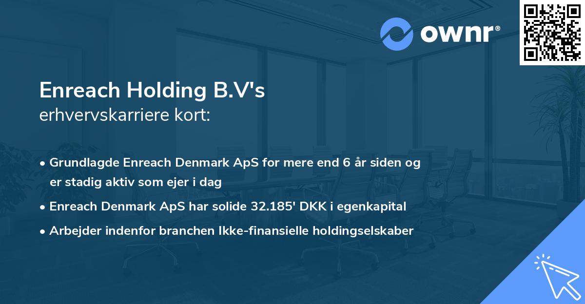 Enreach Holding B.V's erhvervskarriere kort