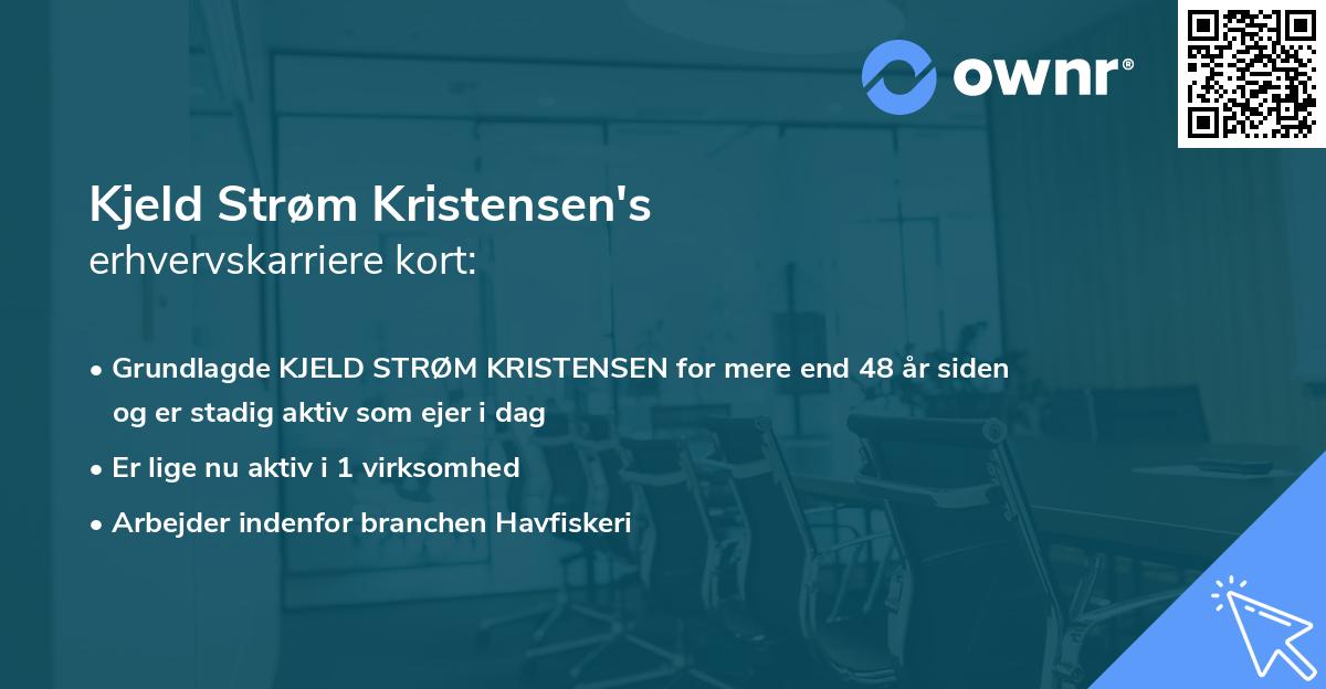Kjeld Strøm Kristensen's erhvervskarriere kort