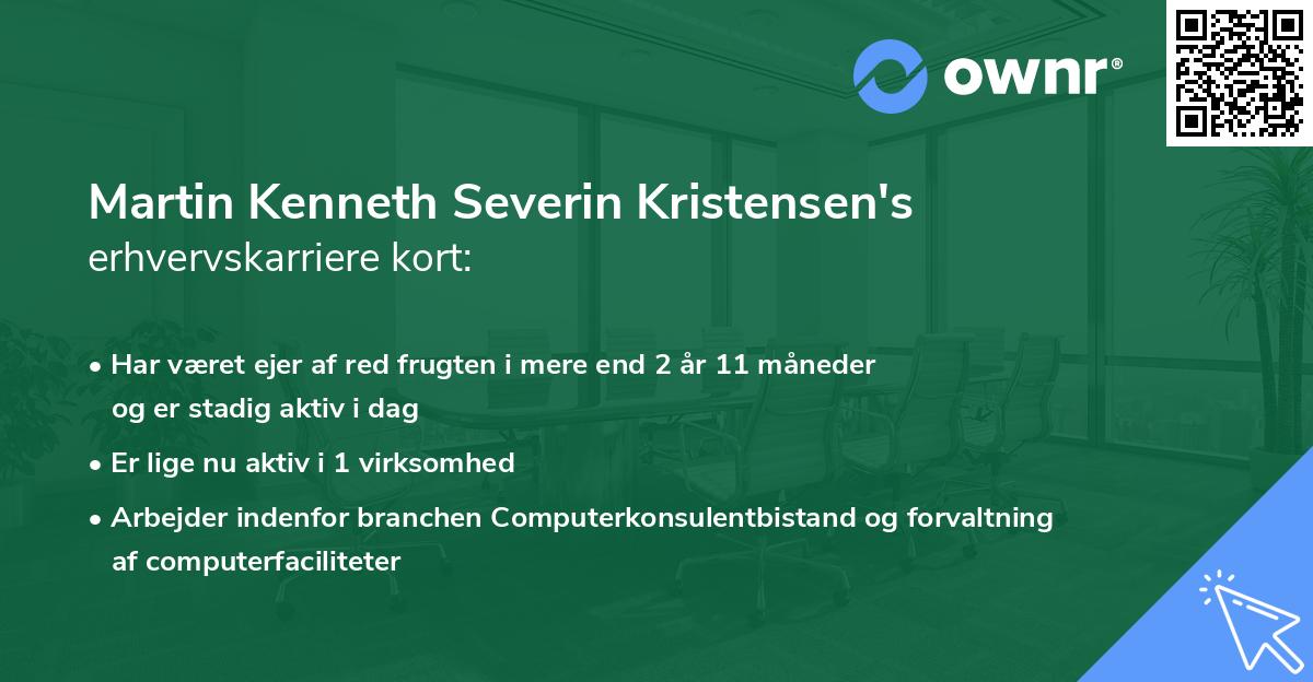 Martin Kenneth Severin Kristensen's erhvervskarriere kort
