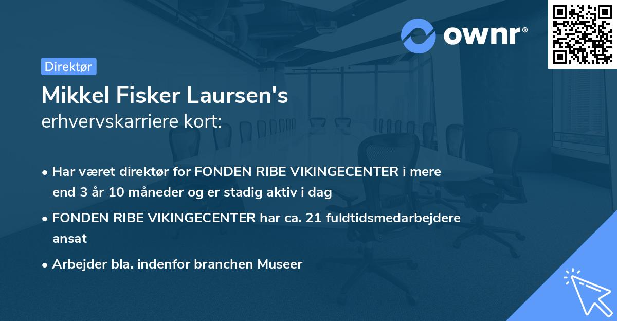 Mikkel Fisker Laursen's erhvervskarriere kort