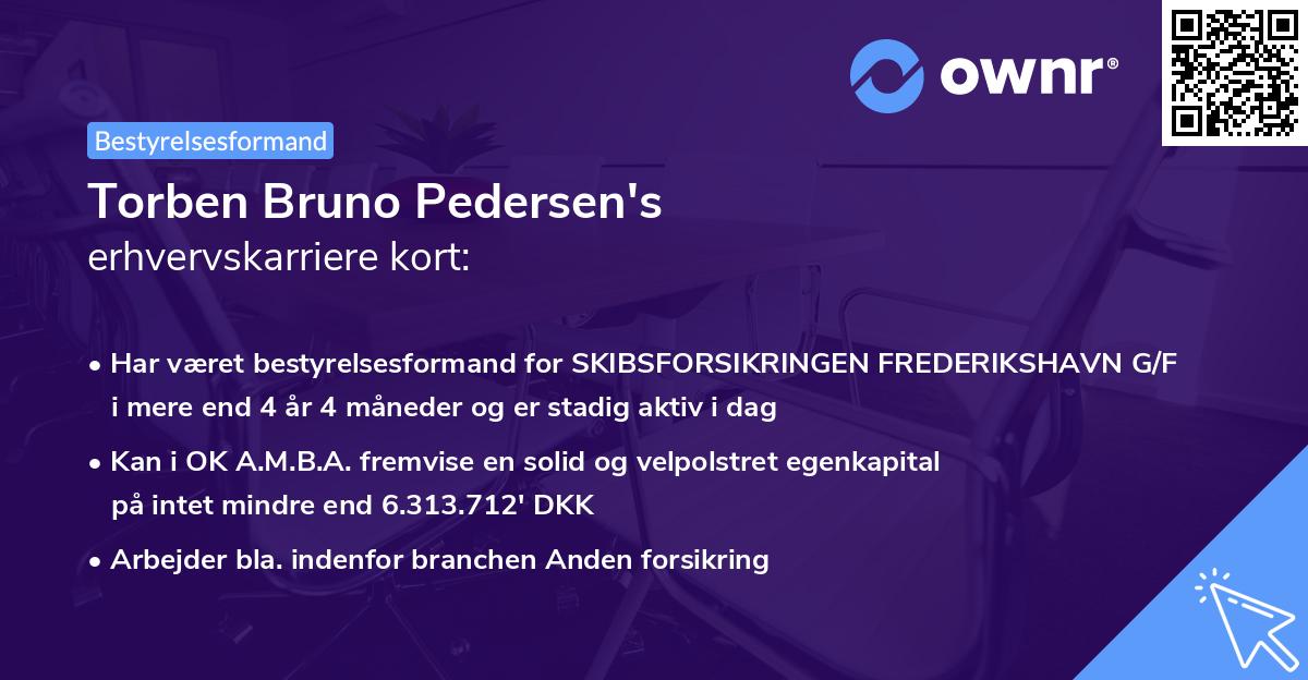 Torben Bruno Pedersen's erhvervskarriere kort