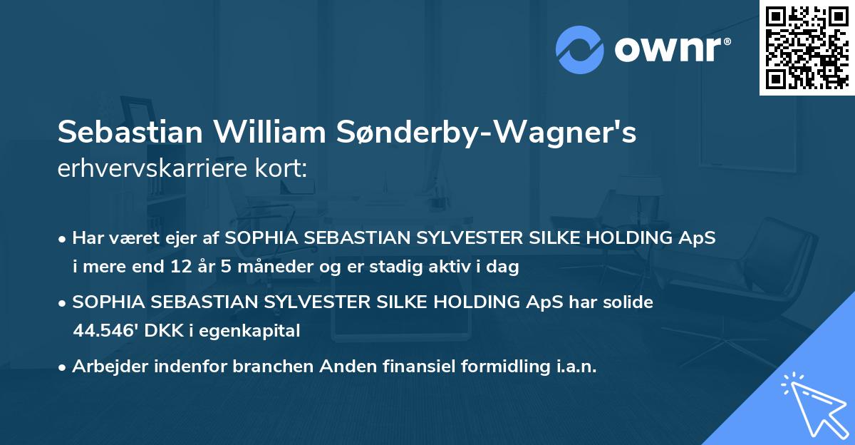 Sebastian William Sønderby-Wagner's erhvervskarriere kort