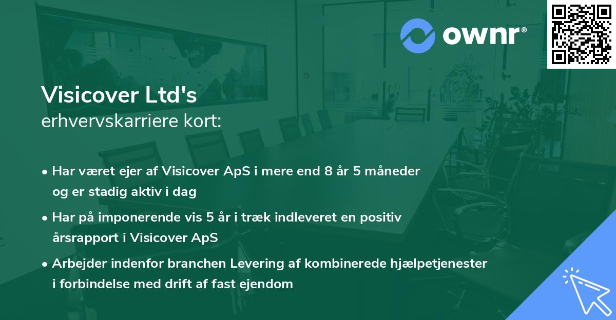 Visicover Ltd's erhvervskarriere kort