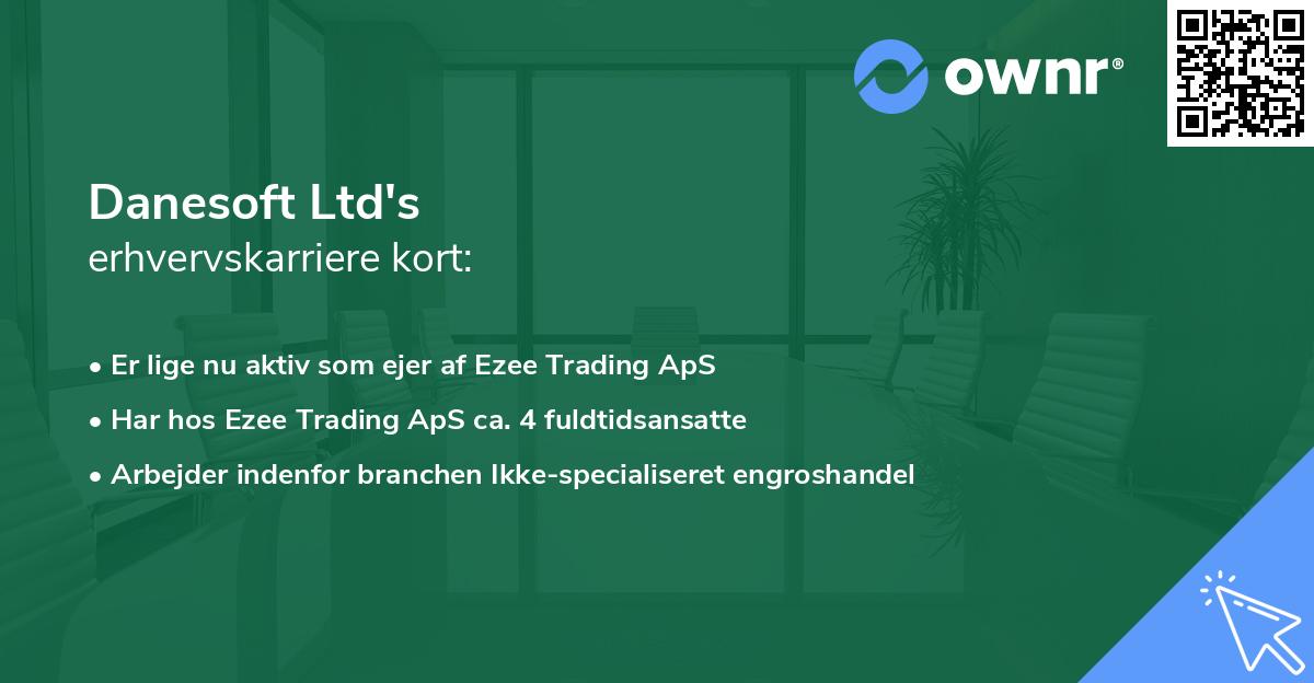 Danesoft Ltd's erhvervskarriere kort