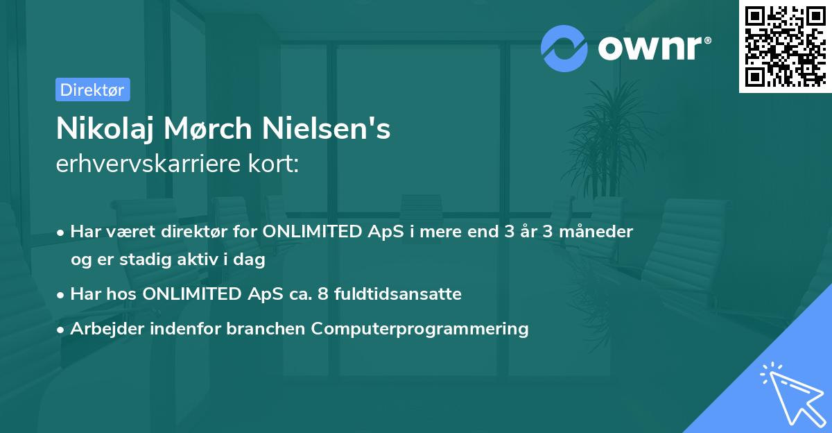 Nikolaj Mørch Nielsen's erhvervskarriere kort