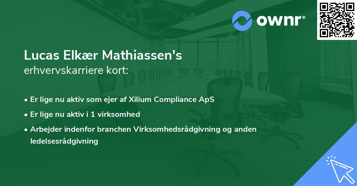 Lucas Elkær Mathiassen's erhvervskarriere kort