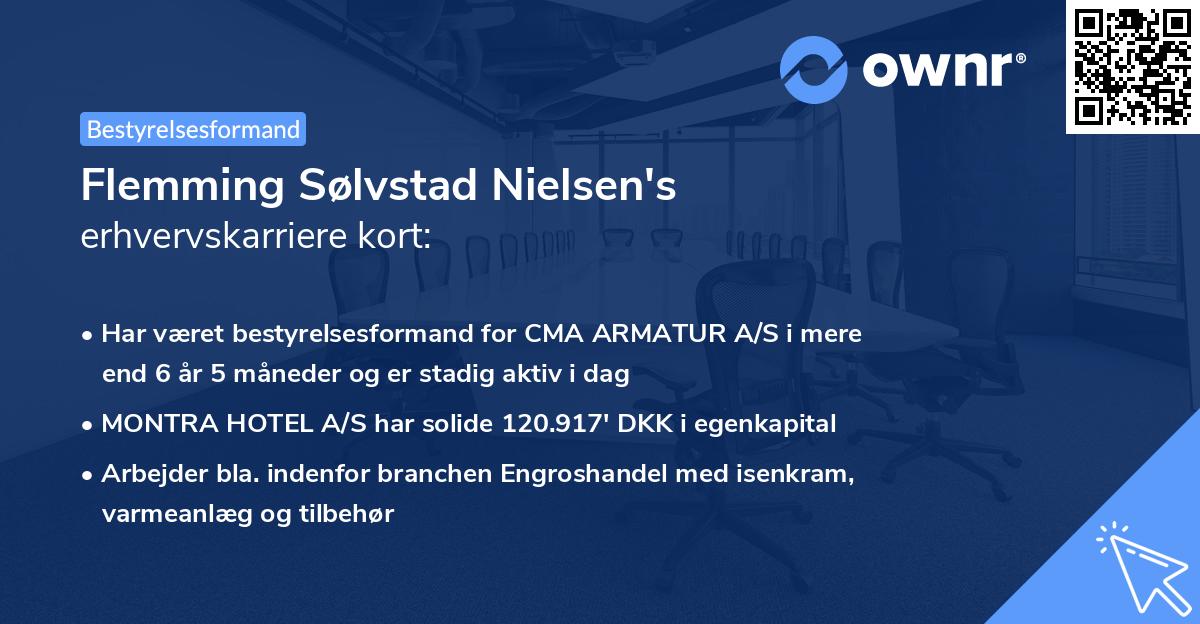 Flemming Sølvstad Nielsen's erhvervskarriere kort