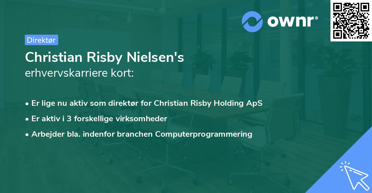 Christian Risby Nielsen's erhvervskarriere kort