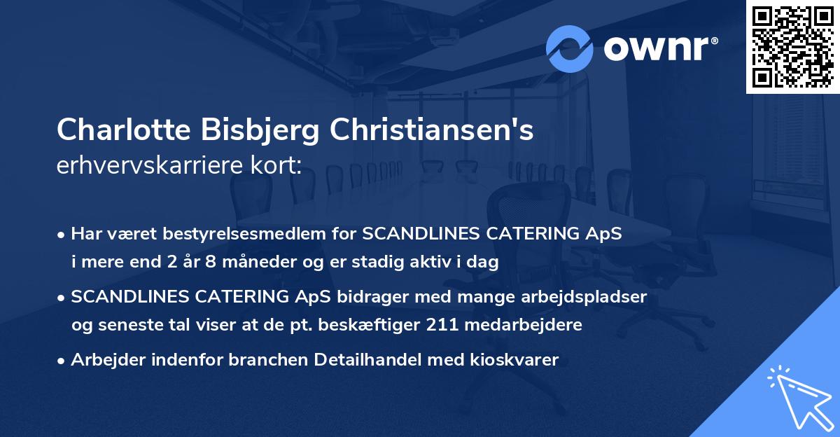 Charlotte Bisbjerg Christiansen's erhvervskarriere kort