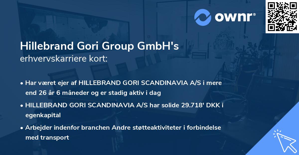 Hillebrand Gori Group GmbH's erhvervskarriere kort