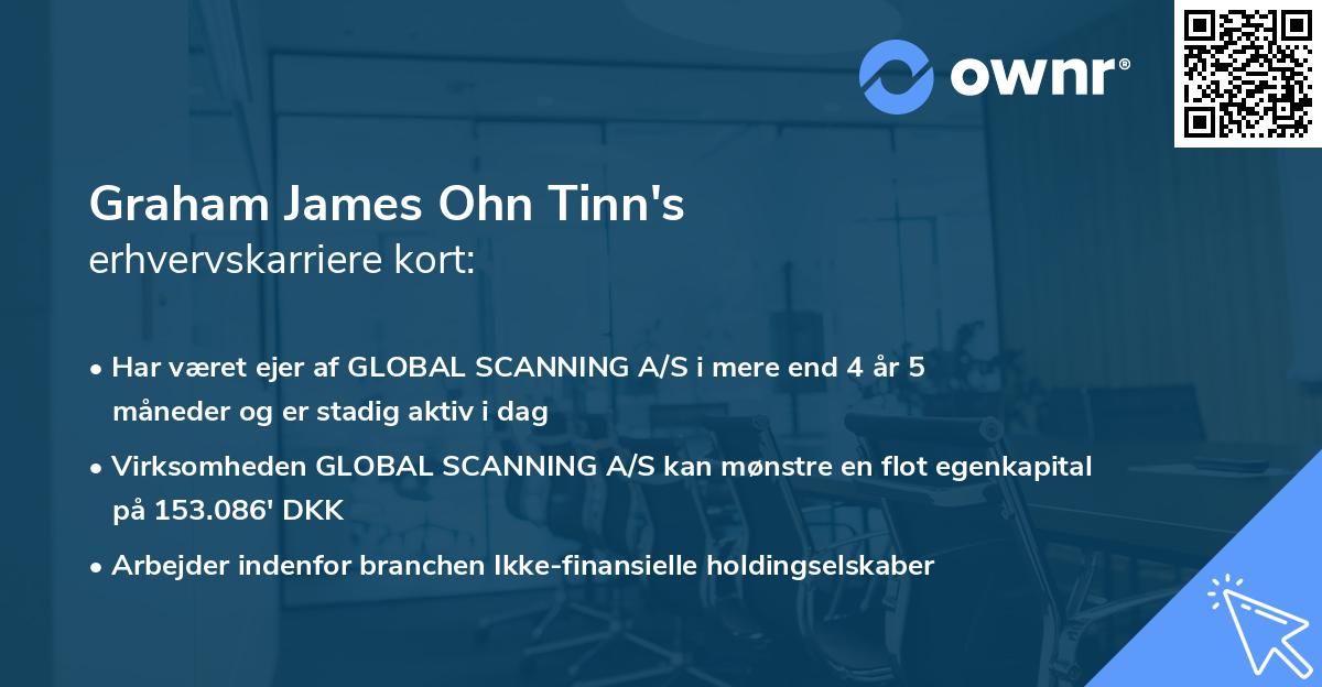 Graham James Ohn Tinn's erhvervskarriere kort