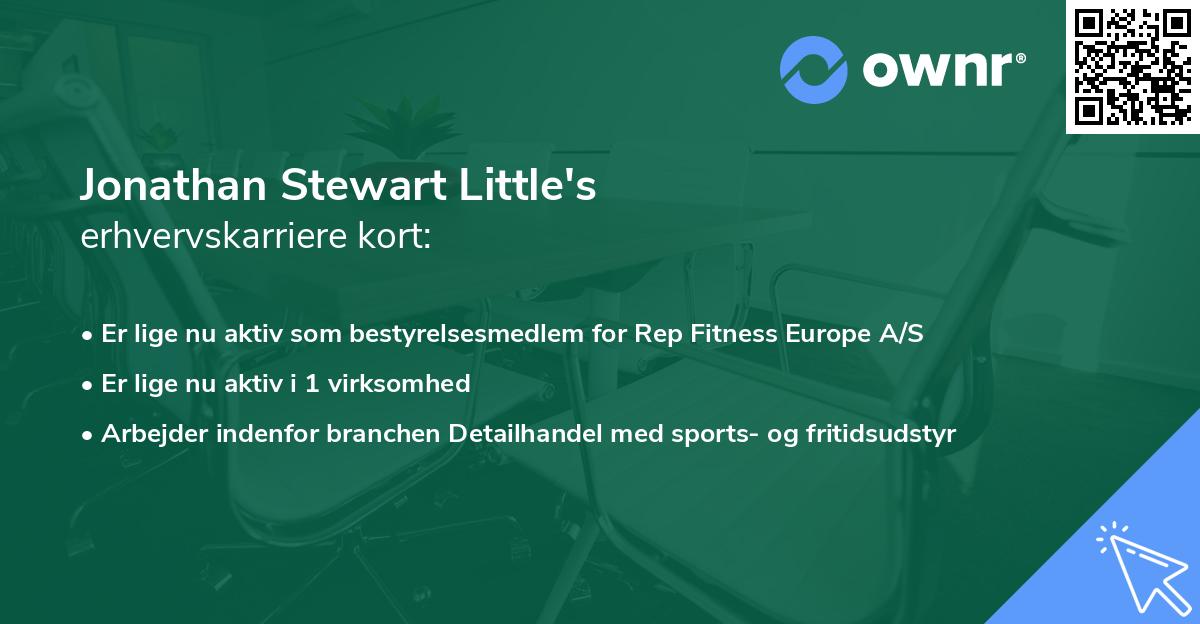 Jonathan Stewart Little's erhvervskarriere kort