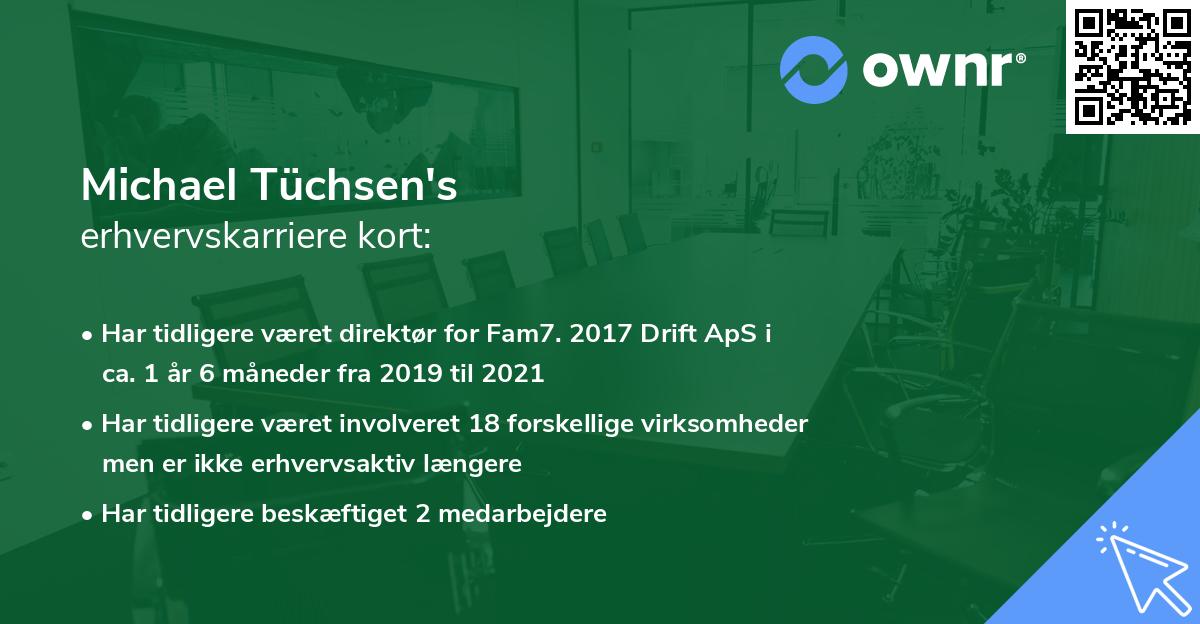 Michael Tüchsen's erhvervskarriere kort