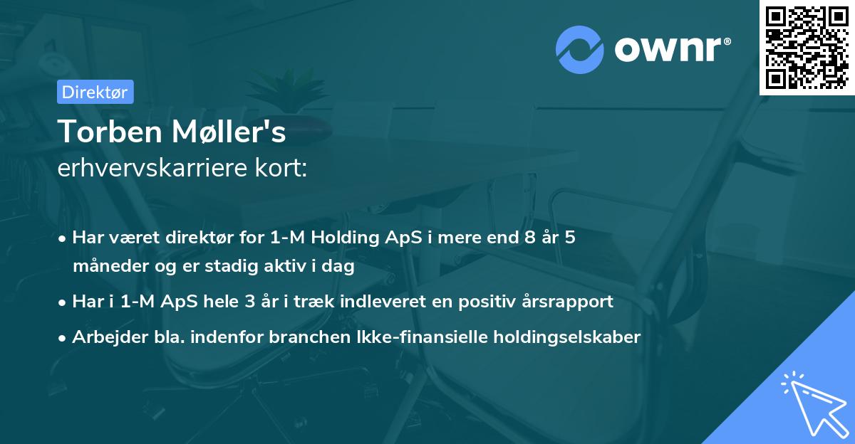 Torben Møller's erhvervskarriere kort