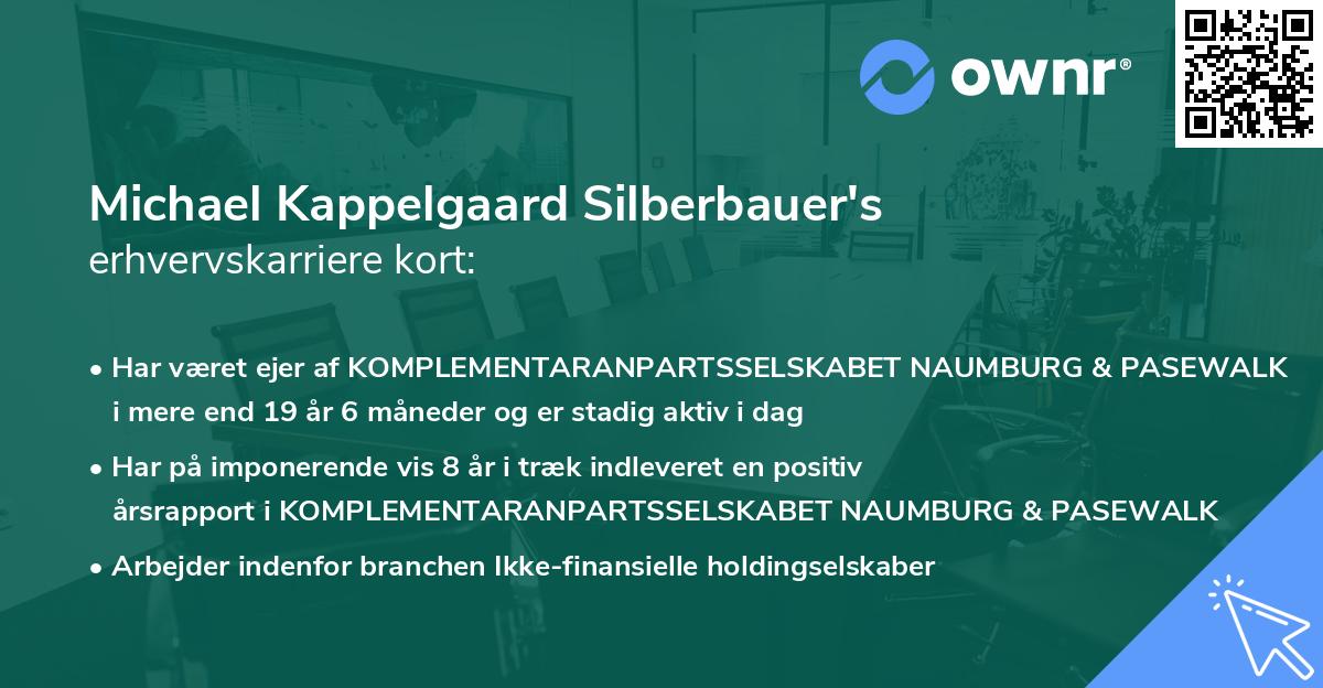 Michael Kappelgaard Silberbauer's erhvervskarriere kort