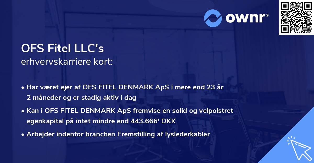 OFS Fitel LLC's erhvervskarriere kort