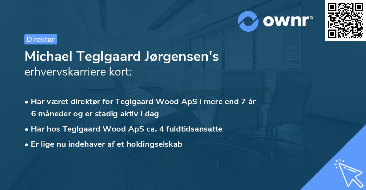 Michael Teglgaard Jørgensen's erhvervskarriere kort