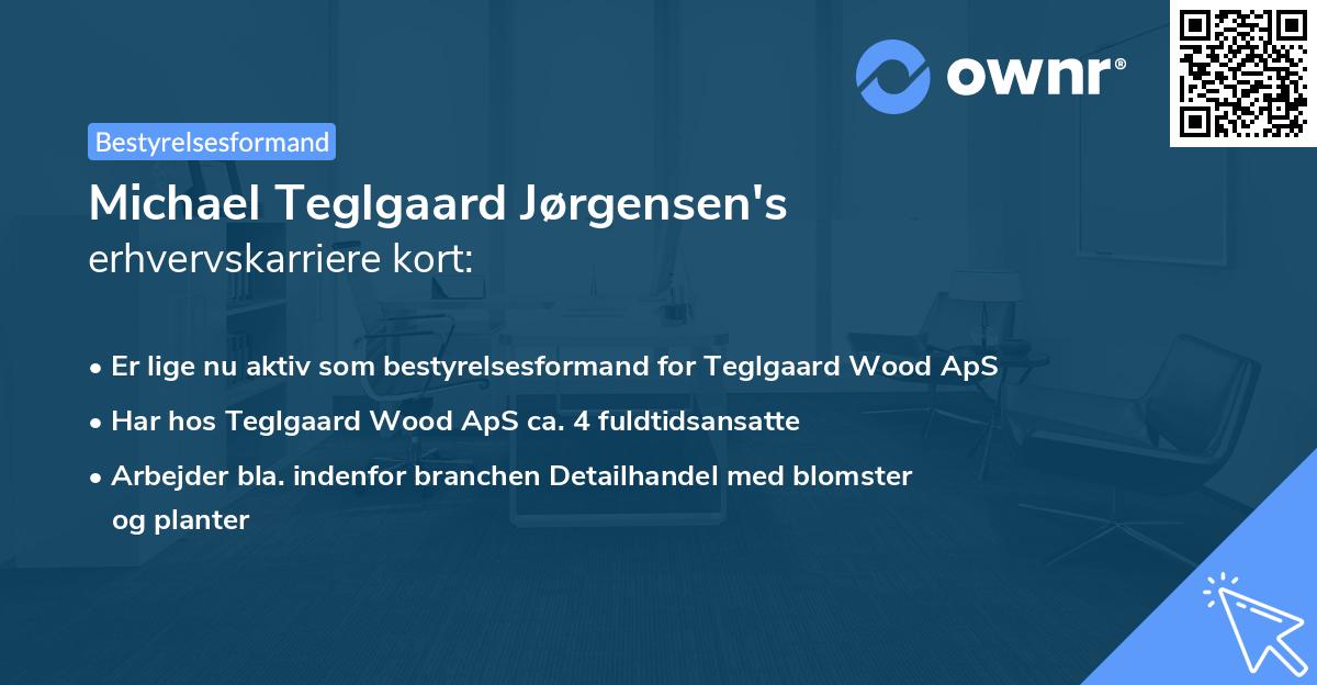 Michael Teglgaard Jørgensen's erhvervskarriere kort