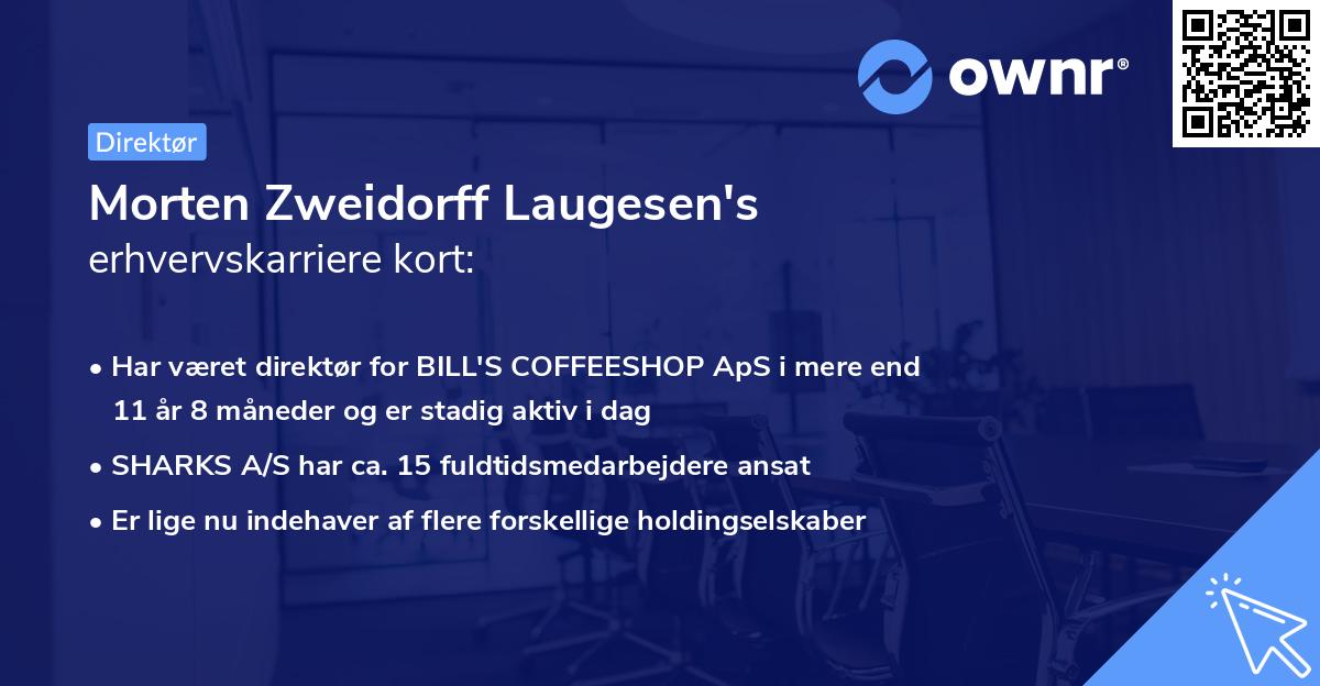 Morten Zweidorff Laugesen's erhvervskarriere kort