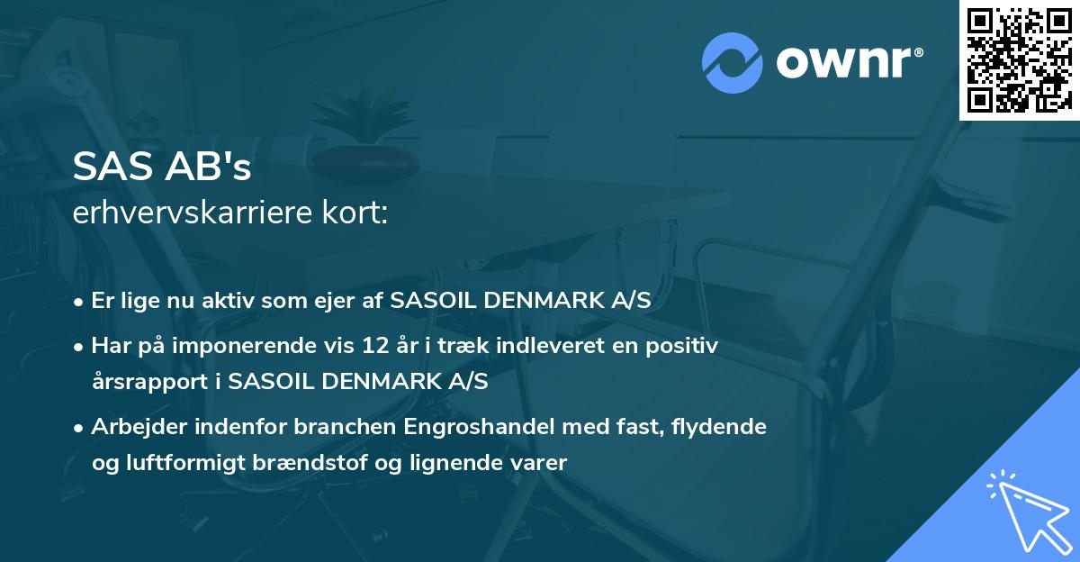 SAS AB's erhvervskarriere kort