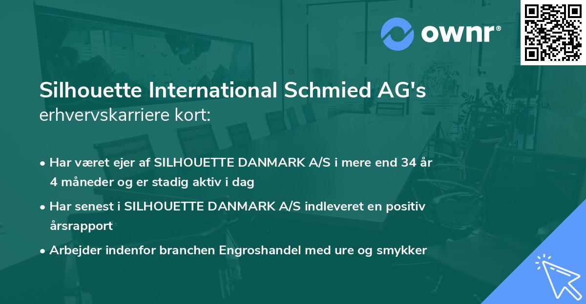 Silhouette International Schmied AG's erhvervskarriere kort