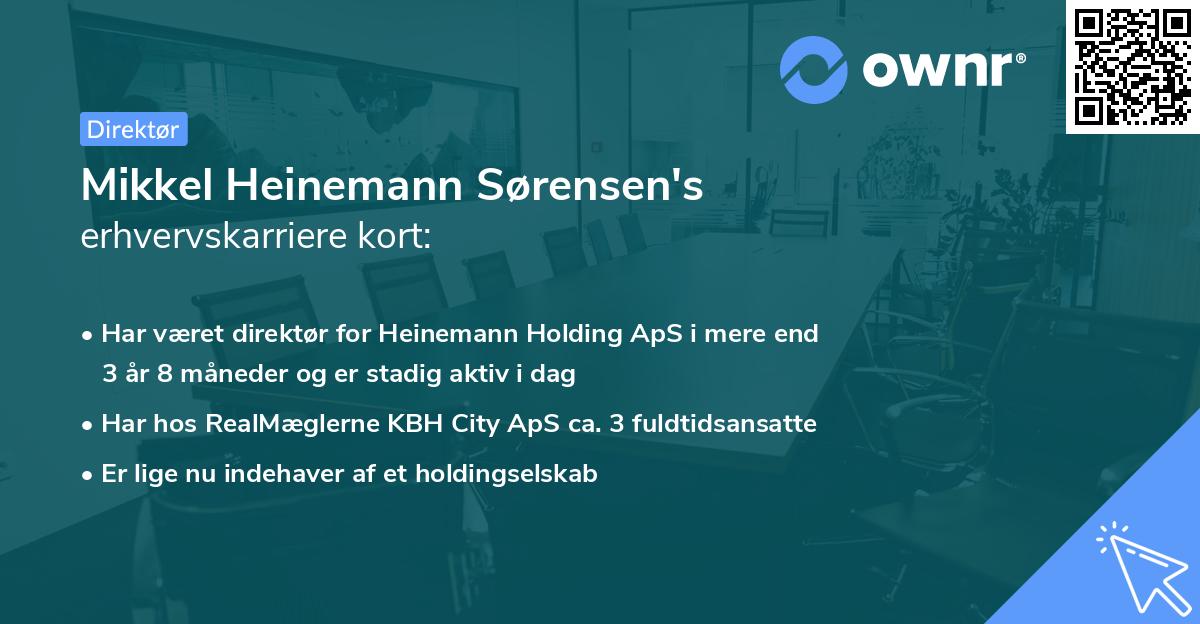 Mikkel Heinemann Sørensen's erhvervskarriere kort