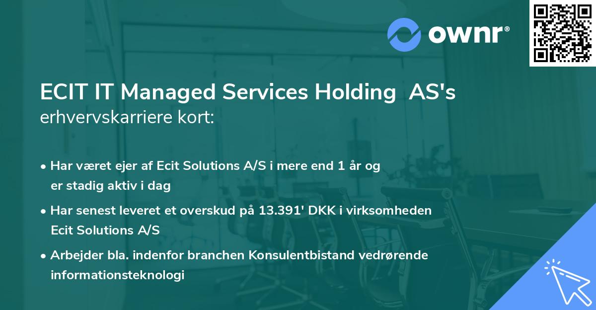 ECIT IT Managed Services Holding  AS's erhvervskarriere kort