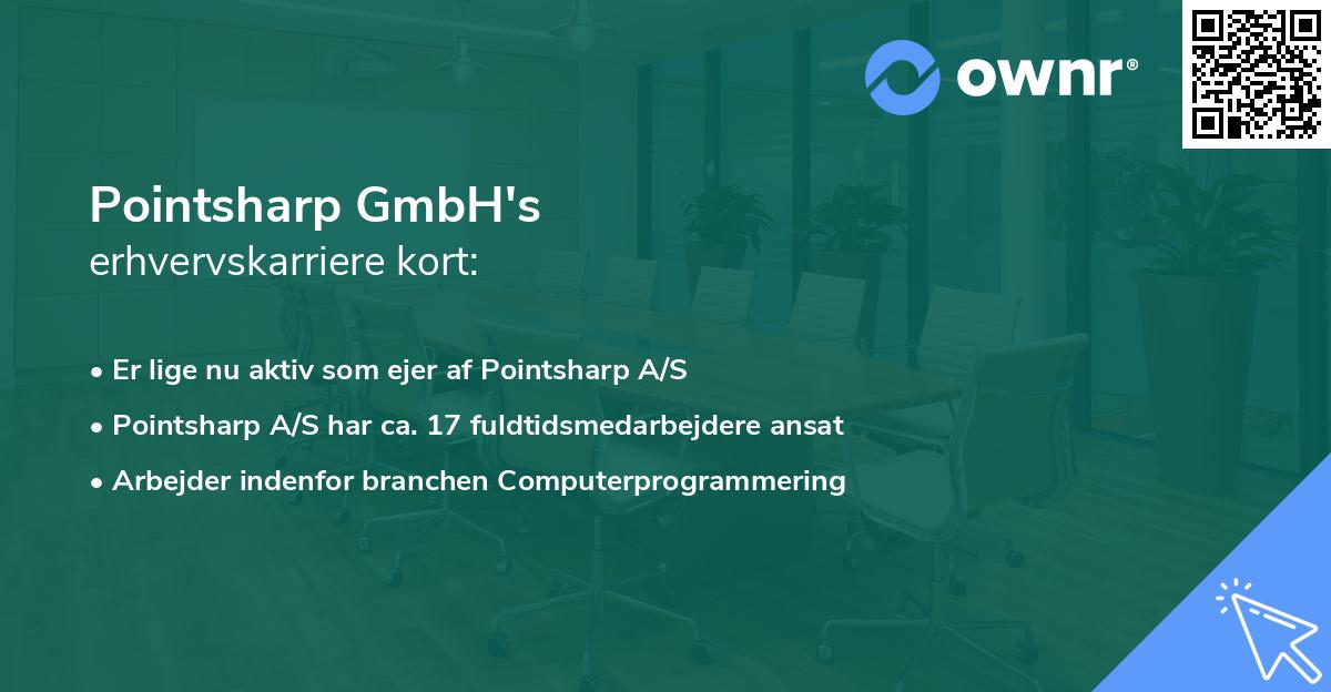 Pointsharp GmbH's erhvervskarriere kort