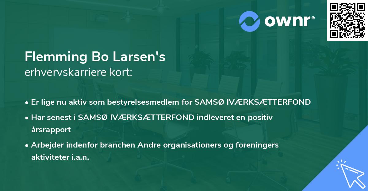 Flemming Bo Larsen's erhvervskarriere kort