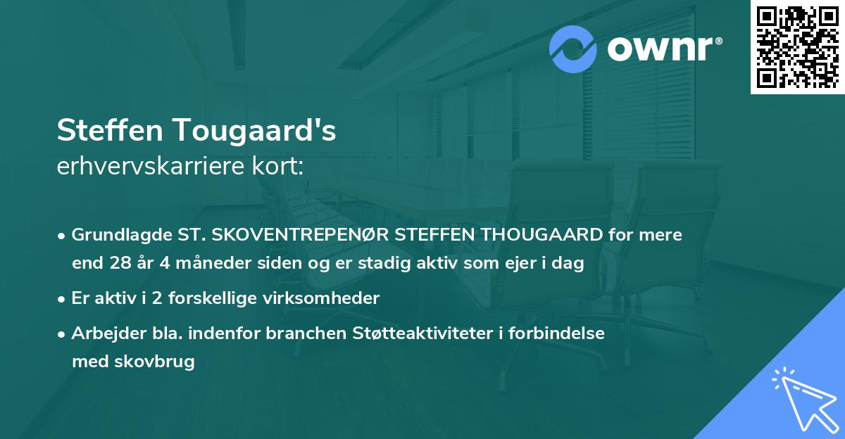 Steffen Tougaard's erhvervskarriere kort