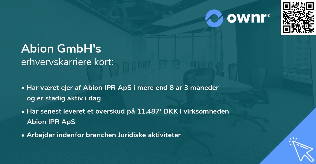 Abion GmbH's erhvervskarriere kort