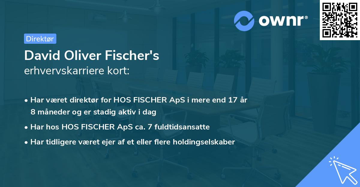 David Oliver Fischer's erhvervskarriere kort