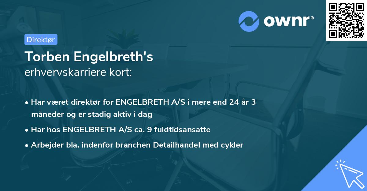 Torben Engelbreth's erhvervskarriere kort