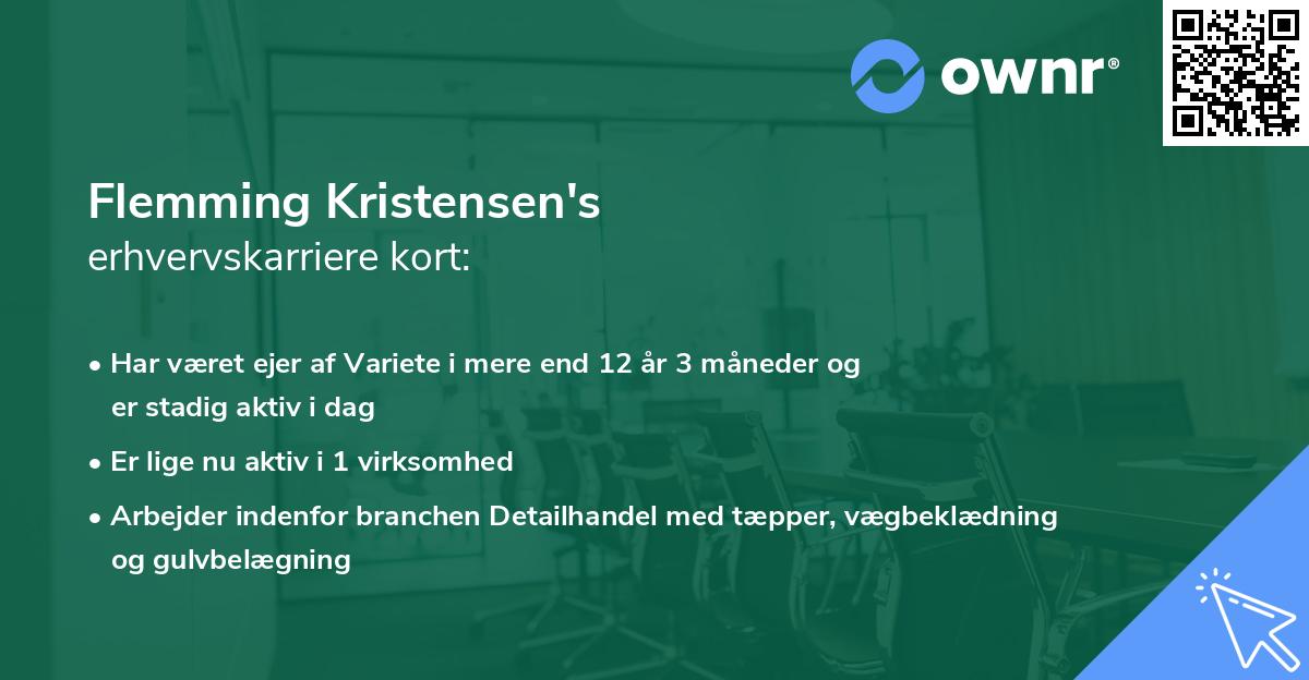 Flemming Kristensen's erhvervskarriere kort