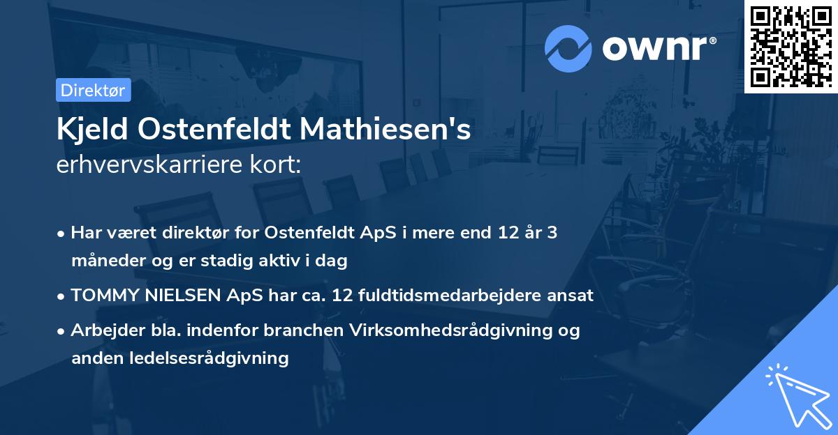 Kjeld Ostenfeldt Mathiesen's erhvervskarriere kort
