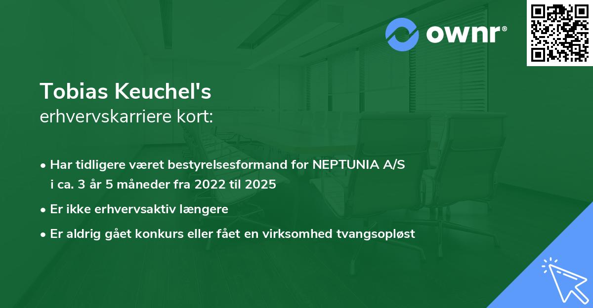 Tobias Keuchel's erhvervskarriere kort