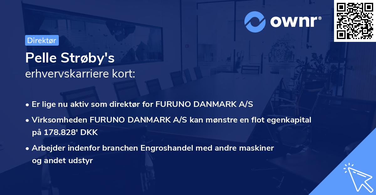 Pelle Strøby's erhvervskarriere kort