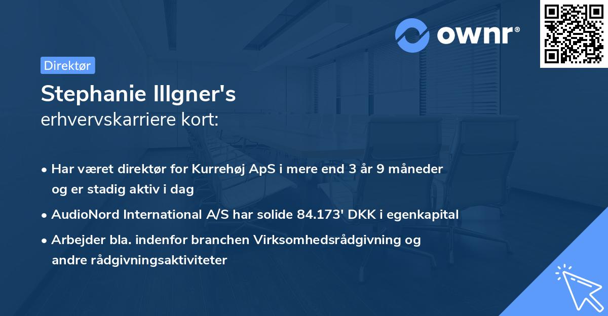 Stephanie Illgner's erhvervskarriere kort