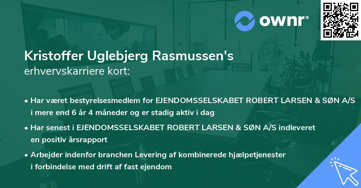Kristoffer Uglebjerg Rasmussen's erhvervskarriere kort