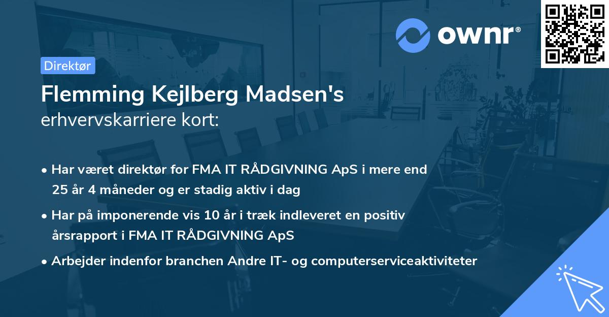 Flemming Kejlberg Madsen's erhvervskarriere kort