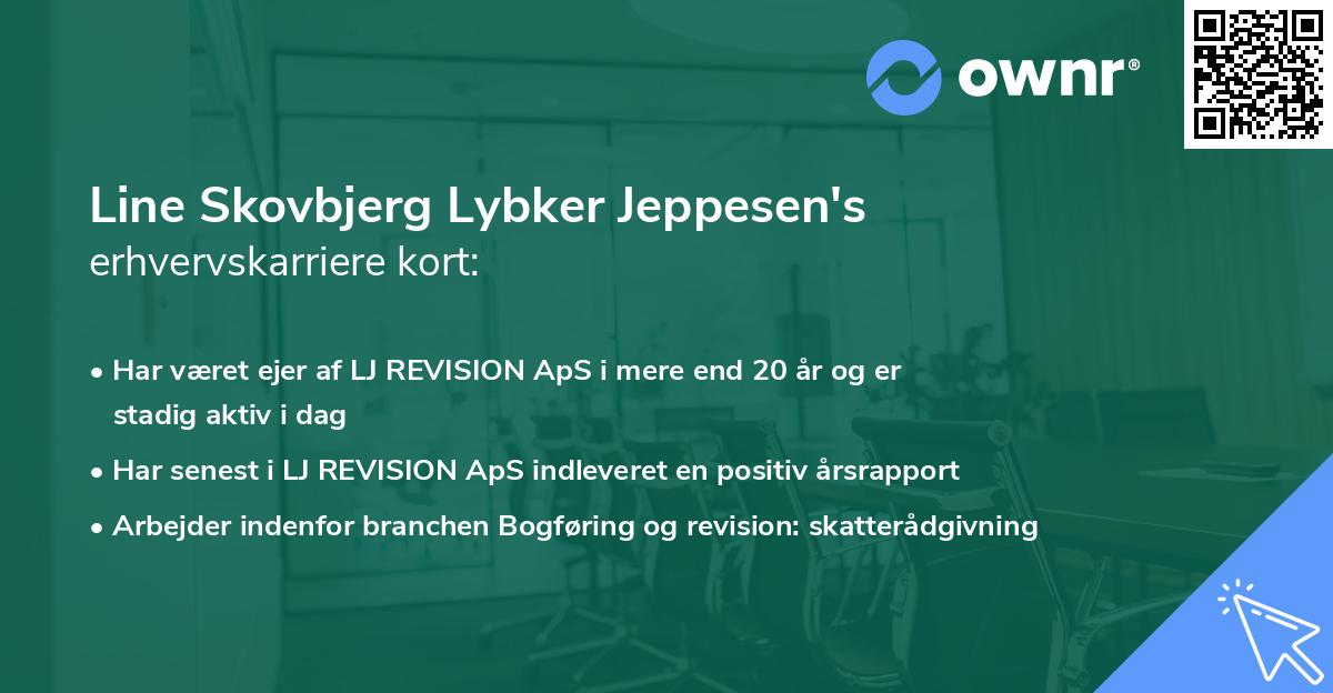 Line Skovbjerg Lybker Jeppesen's erhvervskarriere kort