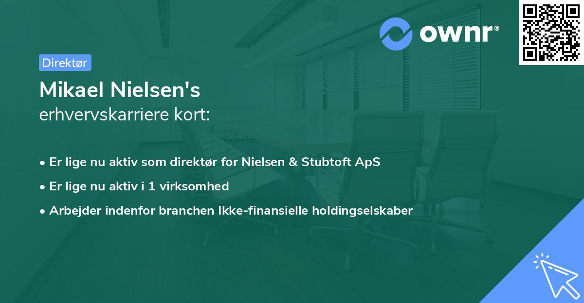 Mikael Nielsen's erhvervskarriere kort