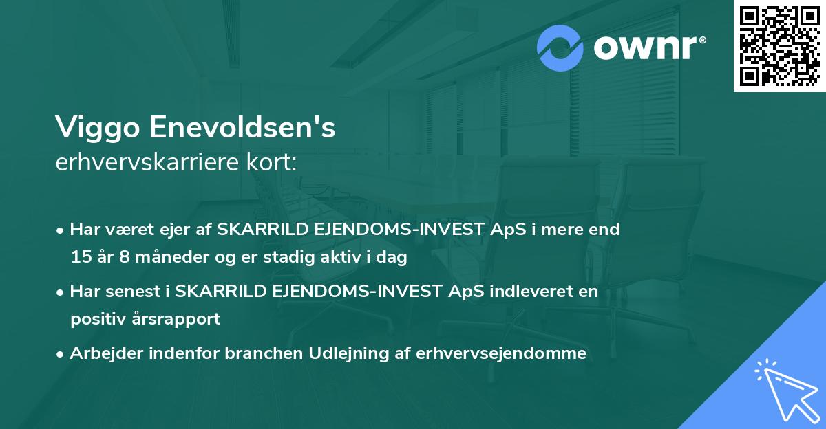 Viggo Enevoldsen's erhvervskarriere kort