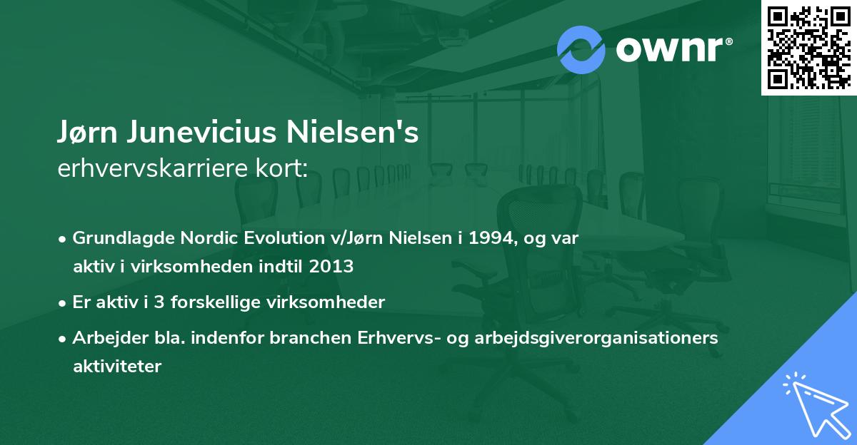 Jørn Junevicius Nielsen's erhvervskarriere kort