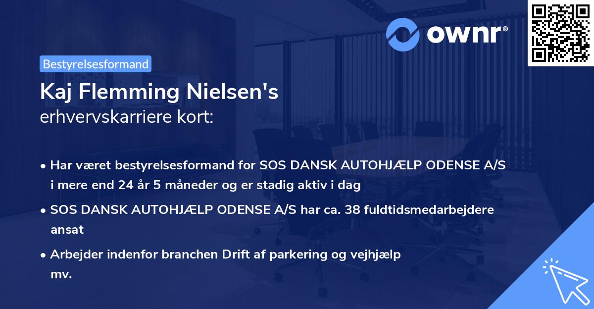 Kaj Flemming Nielsen's erhvervskarriere kort