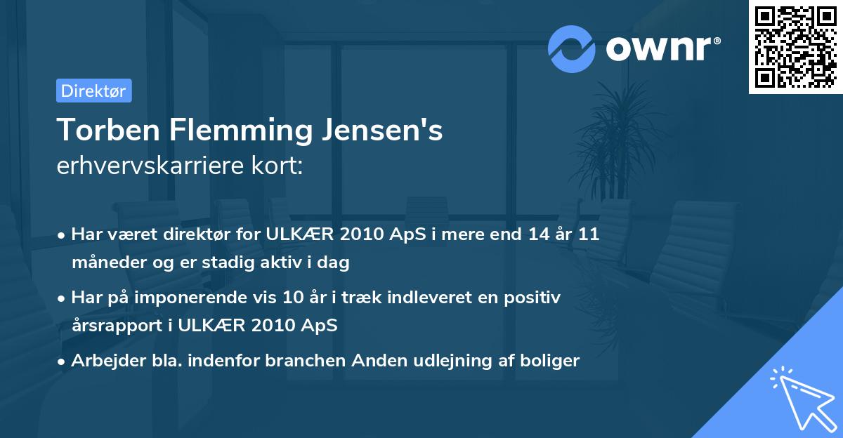 Torben Flemming Jensen's erhvervskarriere kort