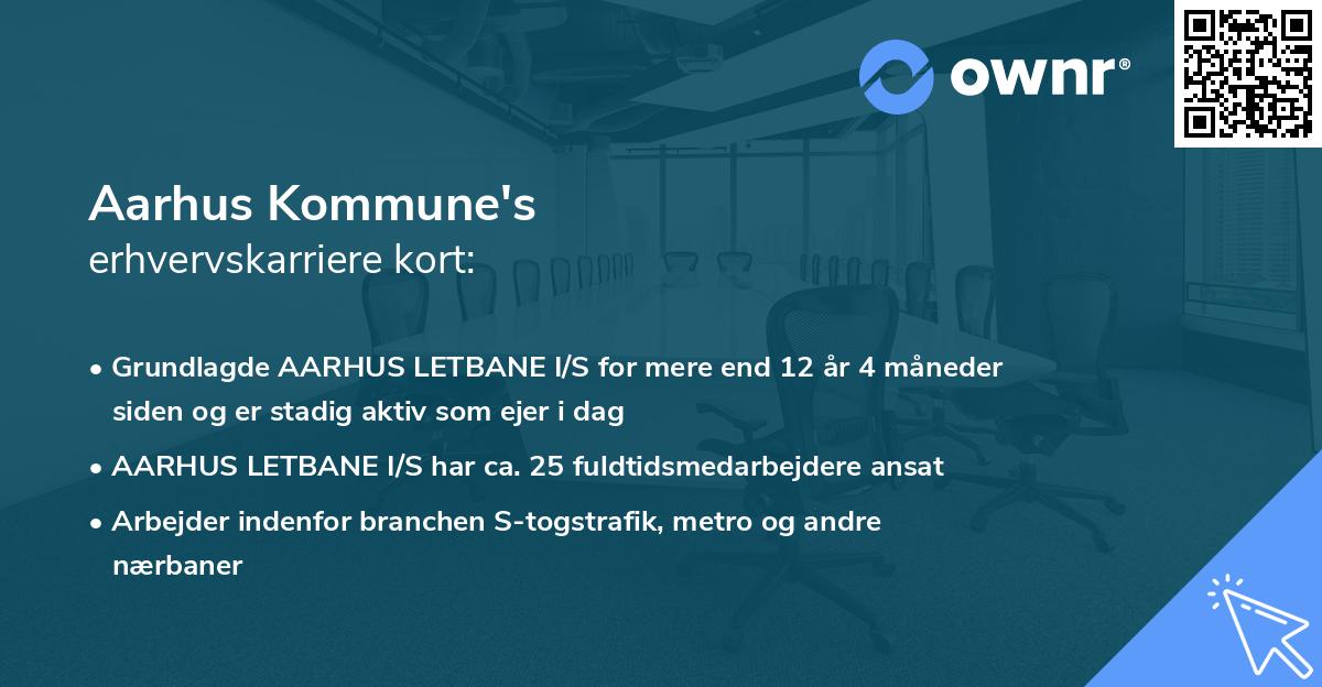 Aarhus Kommune's erhvervskarriere kort